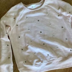 Embellished pullover.